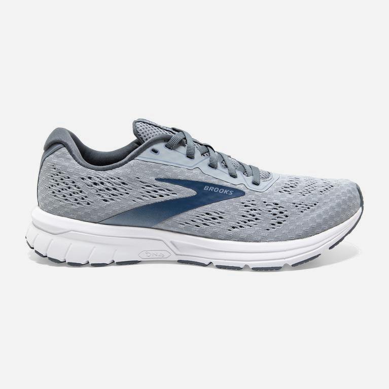 Brooks Anthem 4 Neutral Hardloopschoenen voor Heren Grijs/DonkerBlauw (GOXWE-4869)